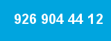926 904 44 12 926 904 44 12